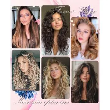 Nimmu Curling Iron Set with Thermal Brush Ceramic Curling Wand (0.35"-1"), 1 1/2 Inch Pro Heated Round Brush Create Blowout Look & Natural Curls, 30S Fast Heat Up, Detachable Dual Voltage Hair Curler