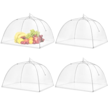 SPANLA 4 Pack Large Mesh Food Covers - Versatile Outdoor Protection