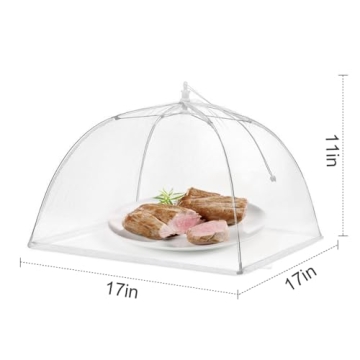 Large Mesh Food Covers for Outdoor Events - 4 Pack