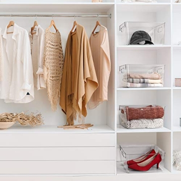 ClearSpace Plastic Storage Bins for Home & Office Organization