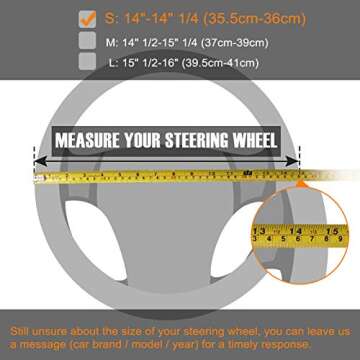 SEG Direct Heated Steering Wheel Cover for Comfort