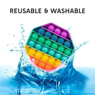 2PCS Push Pop Bubble Sensory Fidget Toy for Toddlers