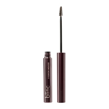 Blinc Eyebrow Mousse, Extreme Hold Tinted Eyebrow Gel with Peptides and Vitamins A & E, Natural Fini...