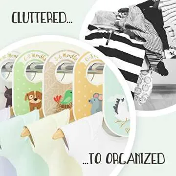 Baby Closet Dividers for Organized Wardrobes - 18 Pieces