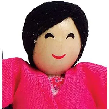 Hape E3502 Happy Family Doll House Asian Doll