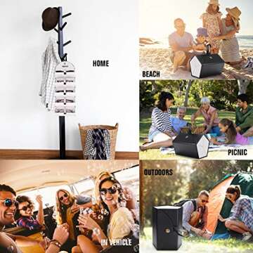 SMARTTOP Sunglasses Organizer - 5 Slot Travel Case