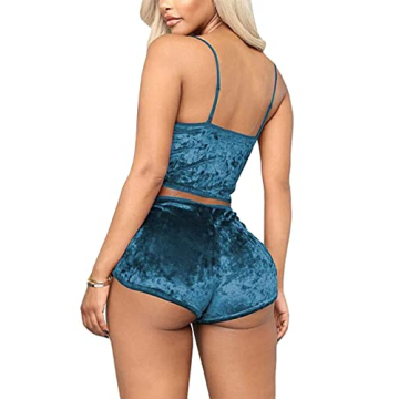 Luxurious Women's Velvet Pajama Set for Cozy Nights