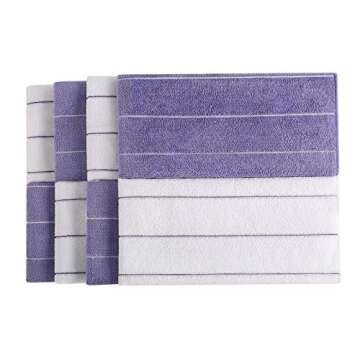 Super Absorbent Microfiber Kitchen Towels - 8 Pack