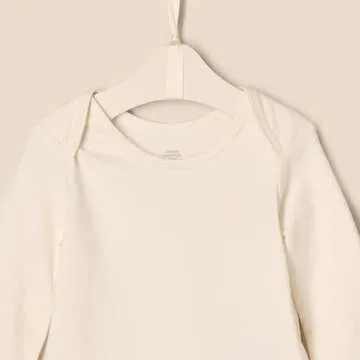 Amazon Essentials x Sofia Grainge Unisex Babies' Long Sleeve Crew Neck Bodysuit, Pack of 3, Ivory/Lamb Faces/Rabbits, 18 Months