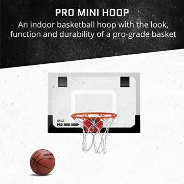 SKLZ Pro Mini Basketball Hoop for All Ages Home Fun
