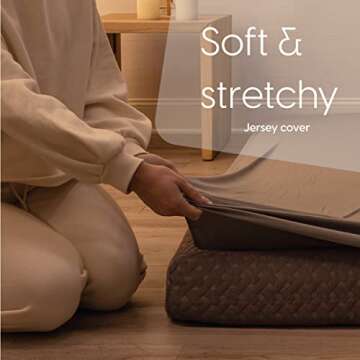 Soft Cot Size Fitted Sheet for Milliard Trifold Mattress