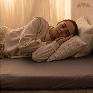 Soft Cot Size Fitted Sheet for Milliard Trifold Mattress