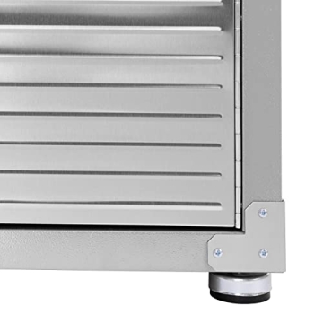 Heavy-Duty Lockable Steel Storage Cabinet with Adjustable Shelves