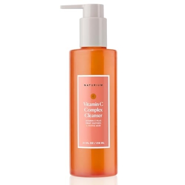 Naturium Vitamin C Complex Cleanser - Gentle Exfoliating & Deep Cleansing Face Wash