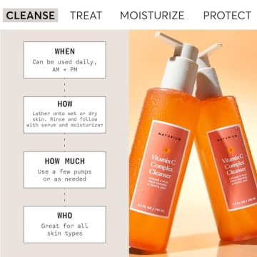 Naturium Vitamin C Complex Cleanser Gentle Exfoliating Face Wash