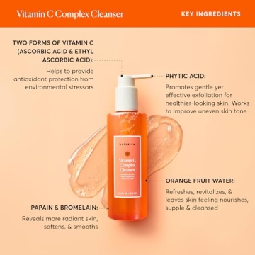 Naturium Vitamin C Complex Cleanser Gentle Exfoliating Face Wash