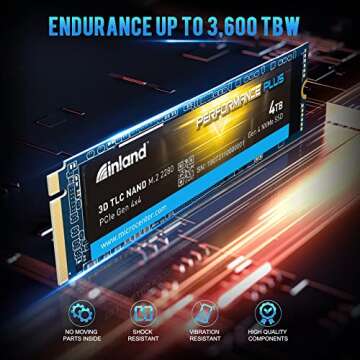 INLAND 4TB SSD - Ultimate Upgrade for Gamers