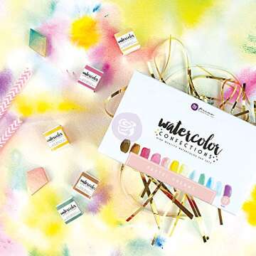 Prima Pastel Dreams Watercolor Set 12-Pans for Art