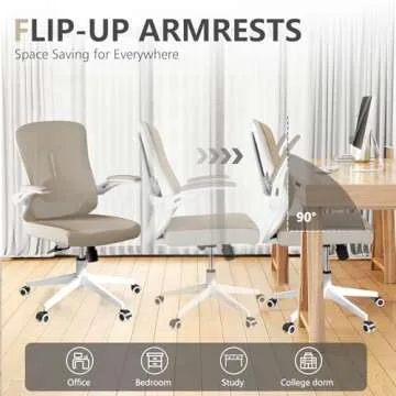 Ergonomic Office Chair with Adjustable Headrest & Armrests
