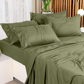 Utopia King Bed Sheets Set - Soft, Fade Resistant & Easy Care