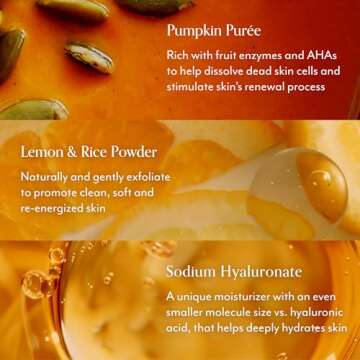 Bliss Pumpkin Enzyme Face Mask | Pumpkin Powerhouse Resurfacing & Exfoliating Mask | Vitamins, Minerals & Antioxidants for Brightness | Clean | Paraben Free | Cruelty-Free | Vegan (1.7 Oz)