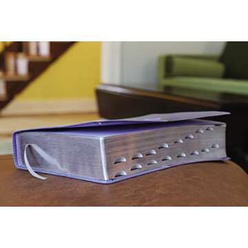 The Amplified Study Bible, Leathersoft, Purple, Thumb Indexed