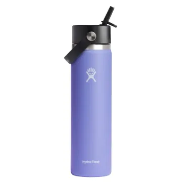 Hydro Flask Wide Mouth 24 oz Flex Straw Cap in Lupine