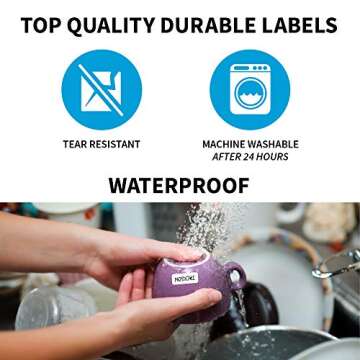 Ez Kids Clothing Labels - Waterproof Stickers for Any Age