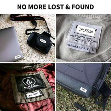 Ez Kids Clothing Labels - Waterproof Stickers for Any Age