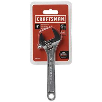 CRAFTSMAN Adjustable Wrench, 6-Inch - Versatile and Durable Tool
