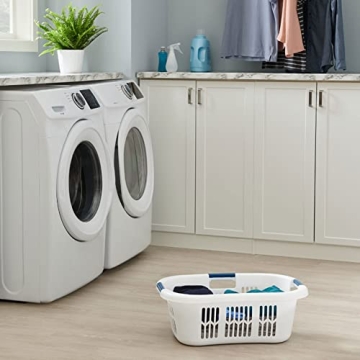 Rubbermaid XL Hip-Hugger Laundry Basket Durable Lightweight