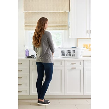 Rubbermaid XL Hip-Hugger Laundry Basket Durable Lightweight