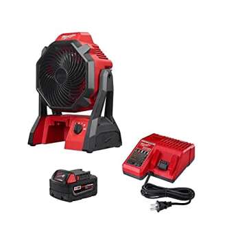 Milwaukee 0886-20P M18 Cordless Jobsite Fan with Battery Starter Kit