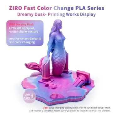 ZIRO Matte Multi Colors Filament for Vibrant 3D Prints
