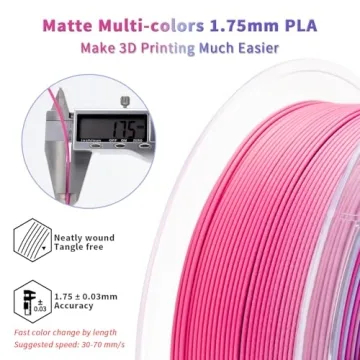ZIRO Matte Multi Colors Filament for Vibrant 3D Prints