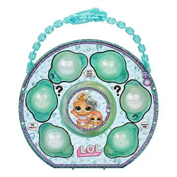 L.O.L. Surprise! Glitter Color Change Pearl Surprise (Turquoise) with 6 Surprises- Exclusive Collectible Doll & Lil Sister, Interactive Playset, Holiday Toy, Great Gift for Kids Ages 4 5 6+ Years Old