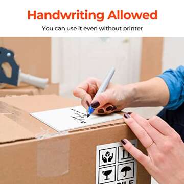 MUNBYN 4"x6" Direct Thermal Printer Label, Shipping Labels Compatible with Rollo, Jadens, Nelko, Not Compatible with DYMO 4XL 1744907,1755120, 220 Sheets/Roll