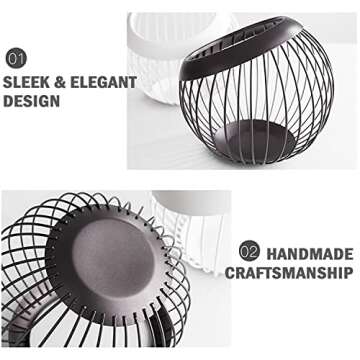 Charmount Coffee Pod Holder, Large Capacity K Cup Holder and Espresso Pod Holder, Coffee Pod Organizer for Keurig Kcup Storage and Espresso Capsule Holder, Coffee Pod Storage (Brown)