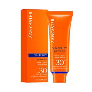 Lancaster Sun Beauty Velvet Touch Cream Radiant Tan SPF 30 - 1.7 Oz with Smooth & Radiant Finish