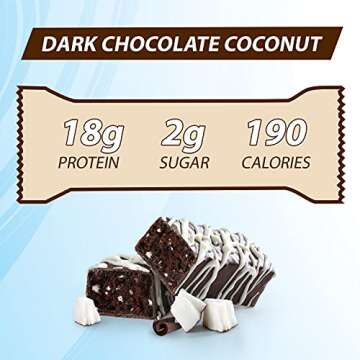 Pure Protein Dark Chocolate Coconut Bar, 12 Count