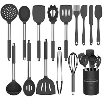 Umite Chef 15-Piece Silicone Cooking Utensil Set: Premium Non-Stick Kitchen Tools