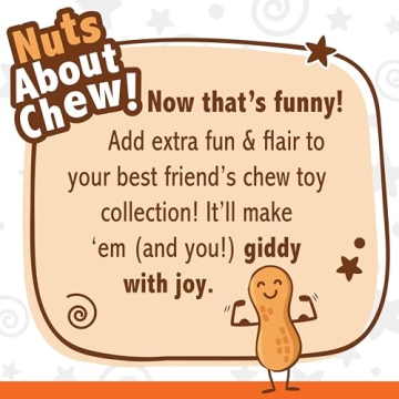 Nylabone Strong Chew Fillable Peanut Toy for Dogs