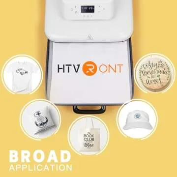 HTVRONT Auto Heat Press & Hat Press Machine Bundle
