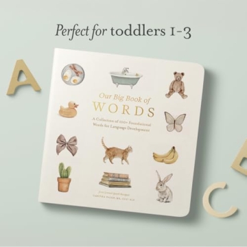 Our Big Book of First Words for Toddler Language Development