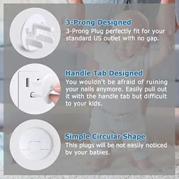 PRObebi 38 Pack Baby Outlet Covers for Ultimate Child Safety