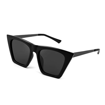 FEISEDY Vintage Polarized Square Cat Eye Sunglasses - Trendy Fashion Accessory B2692