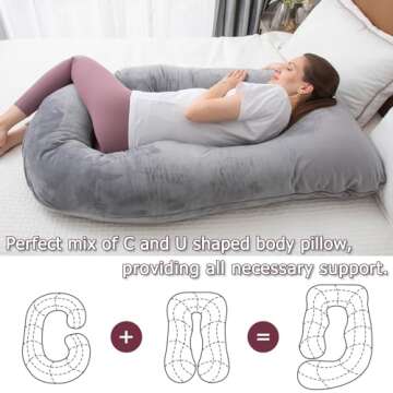 MOON PINE Pregnancy Pillow for Ultimate Comfort