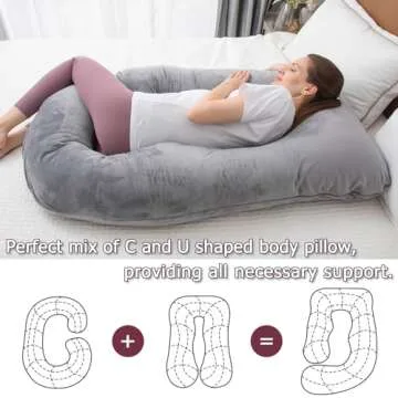 MOON PINE Pregnancy Pillow for Ultimate Comfort