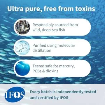 Igennus Pharmepa Complete EPA DHA rTG Omega 3 Fatty Acids 1000mg, High Potency Fish Oil Plus Omega 6 GLA Evening Primrose Oil, IFOS Certified, Lemon Flavor, 60 Softgels