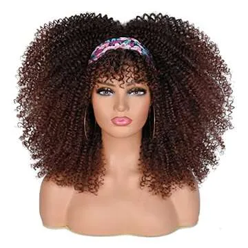 ANNISOUL Curly Wig for Black Women - Stylish & Easy